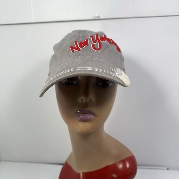 Lot Of 3 Women's Distressed Hats Truckers Caps - NYC-lackpard-blessed-EUC - Picture 7 of 12